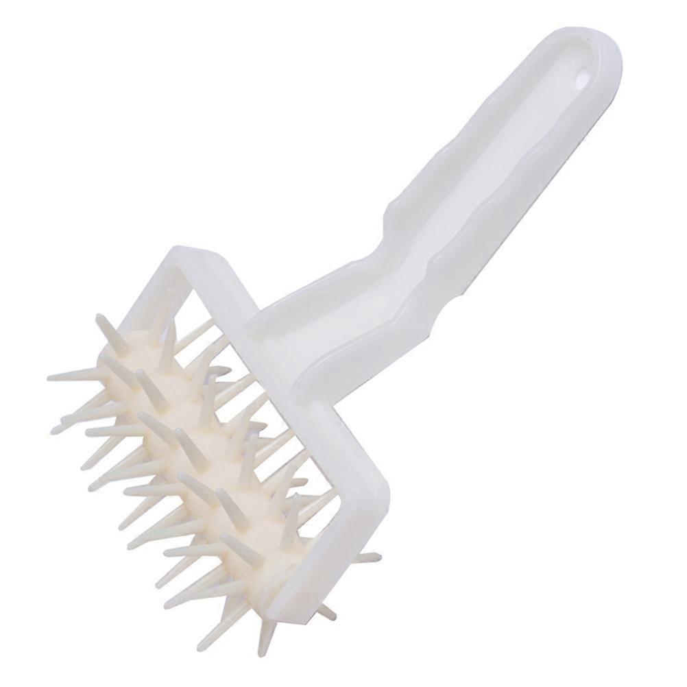 Pizza Hole Puncher for Meat Plastic Dough Docker Baking Tool White