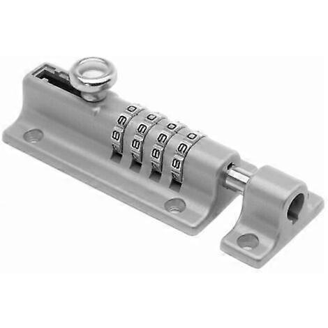 4-Digit Combination Lock - Combination Lock Combination Lock Bolt - White