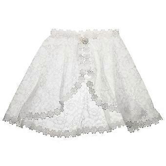 Xale de Renda Elegante para Noiva: Capa de Festa Formal para Baile de Formatura - Capa de Casamento Leve - Capa de Noiva Versátil para Vestidos de Festa à Noite