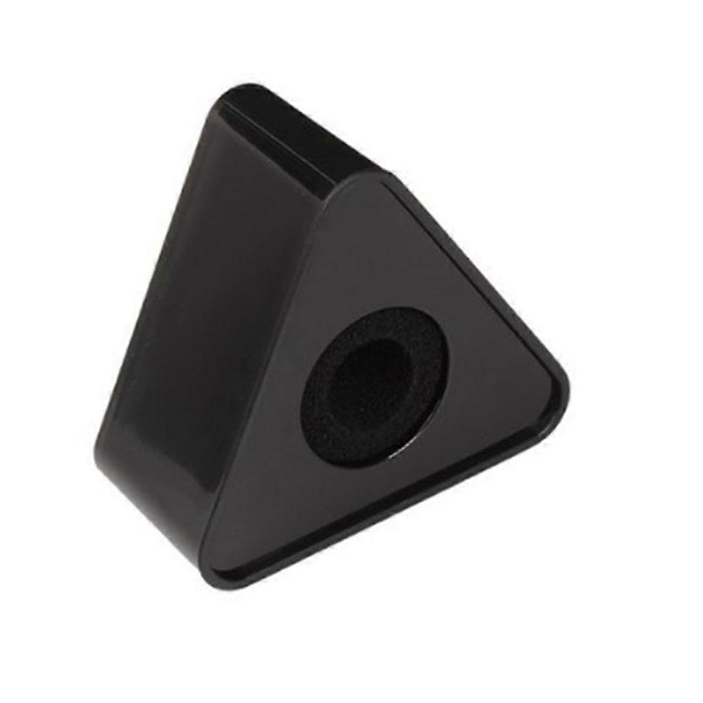 Mic Microphone Interview Triangular Logo Flag Station with 1.54-inch Hole