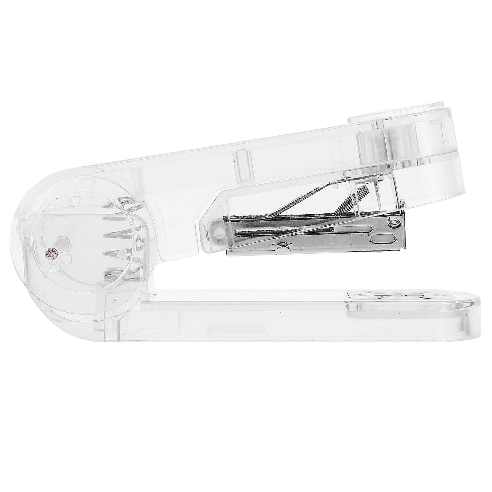 360 Degree Plastic Rotatable Desktop Stapler Swing Arm Stapler 1Set for Office