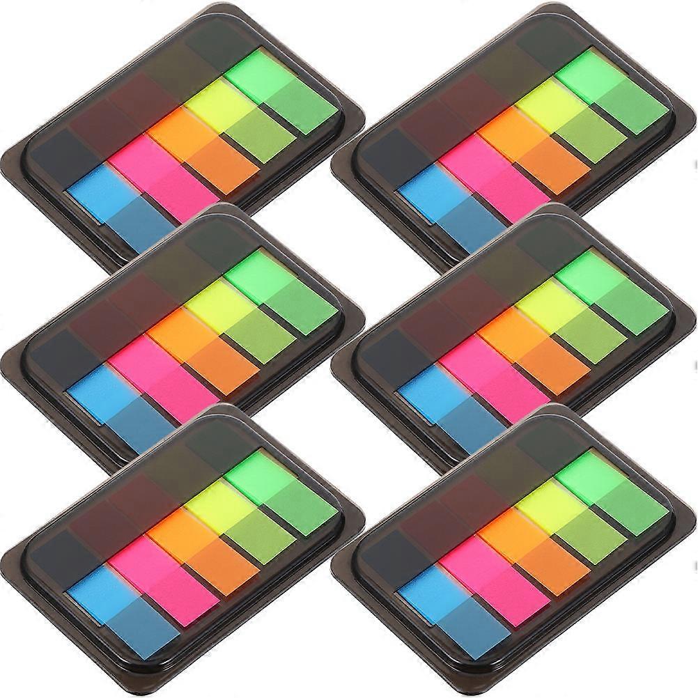 Portable Reading Strips Transparent Sentence Markers for School 6 Boxes