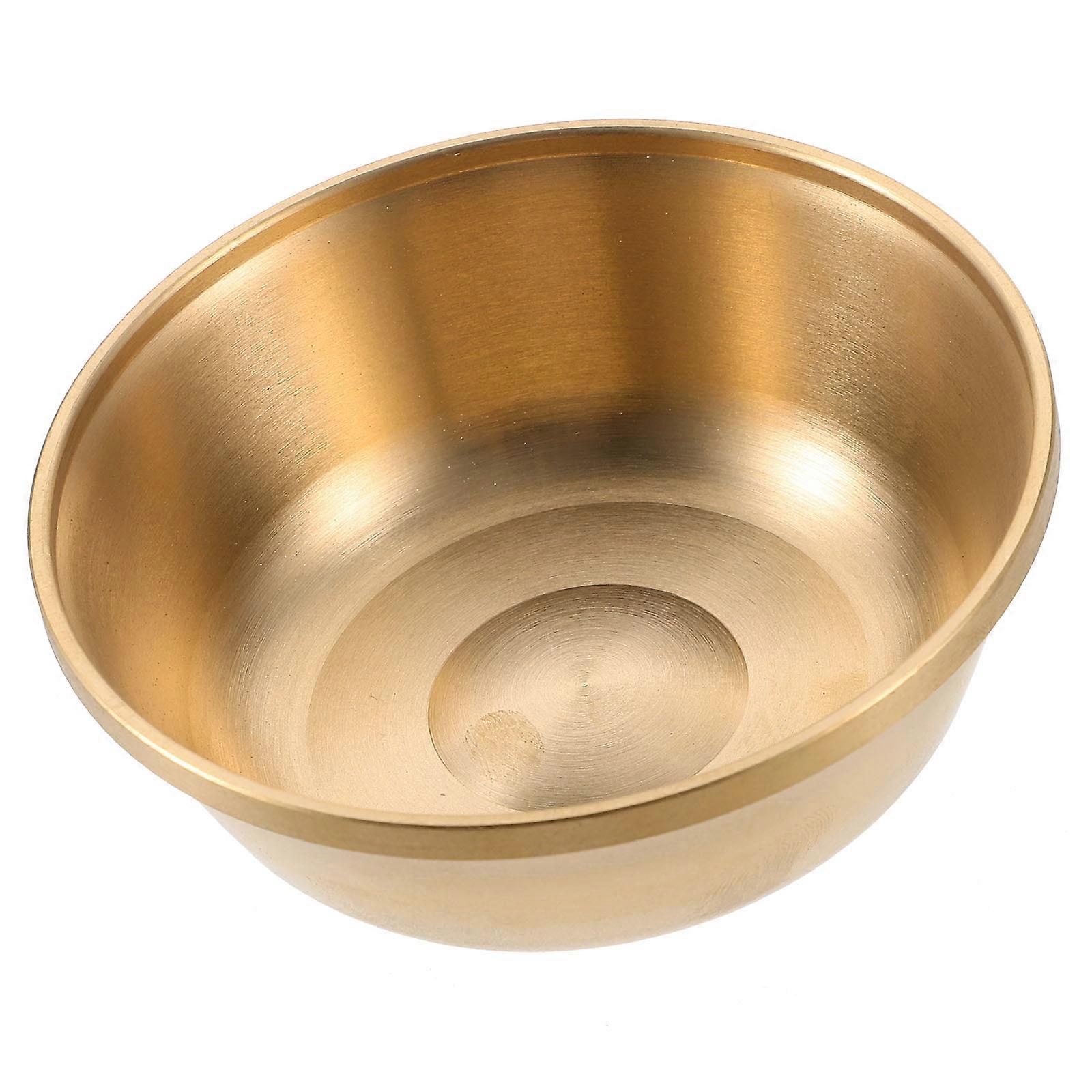 Copper Bowl Metal Cup for Multi-Function Offering 3Pcs Practical Set