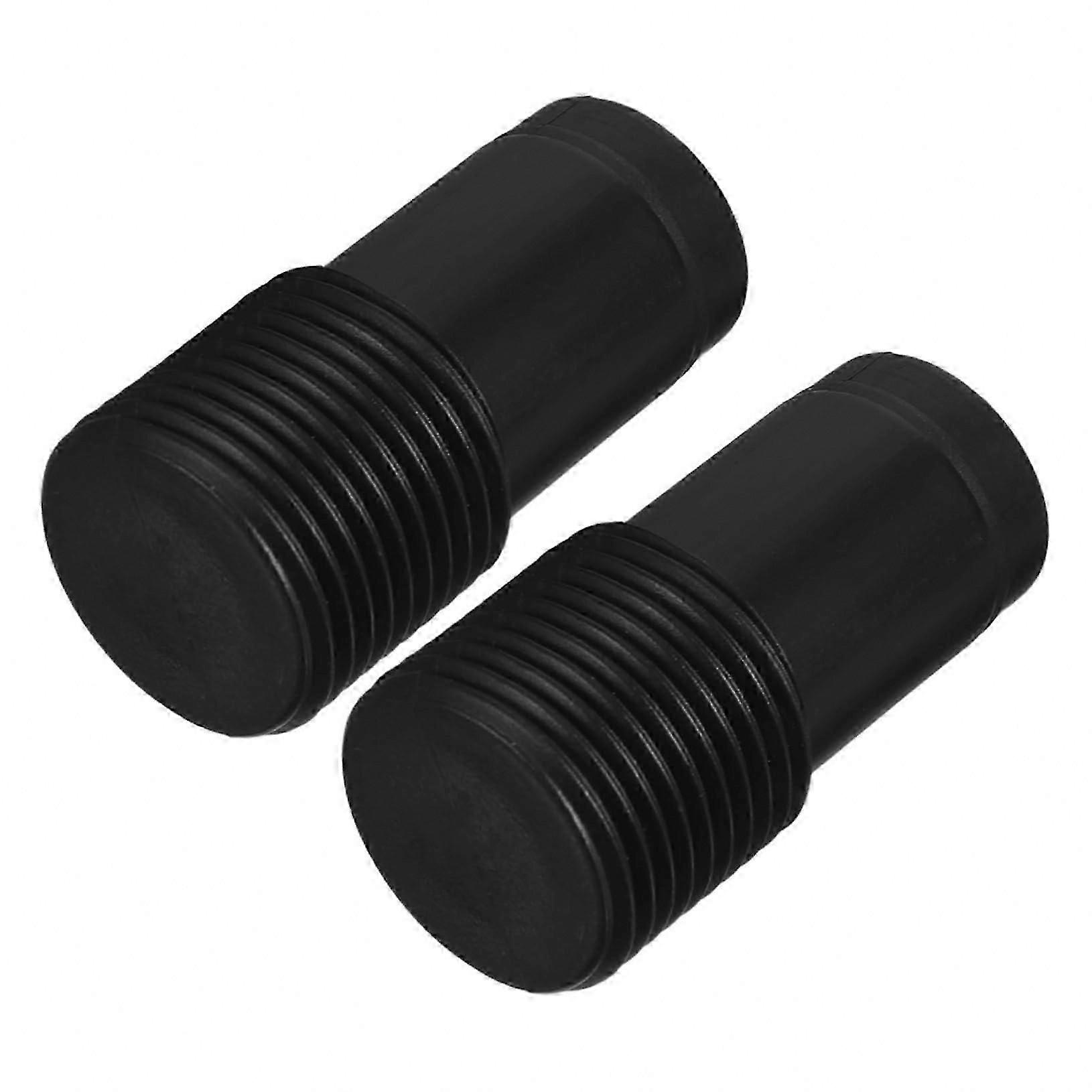 Universal 22mm Threaded Pole Connector for Mop and Broom Handles, 2-Pack