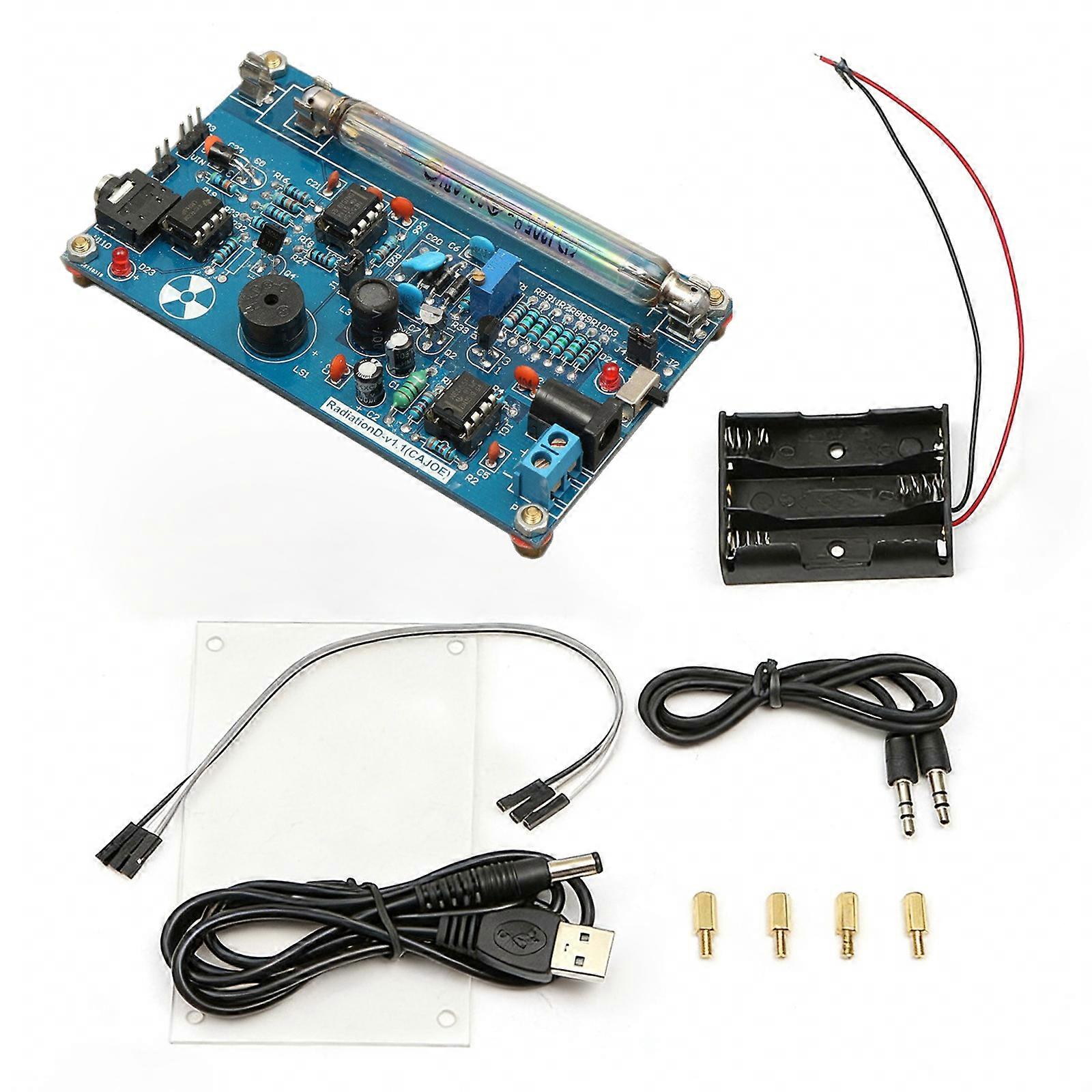High Sensitivity Counter Module With Double Power Supply Option Open Source Radiation Detector Multicolor
