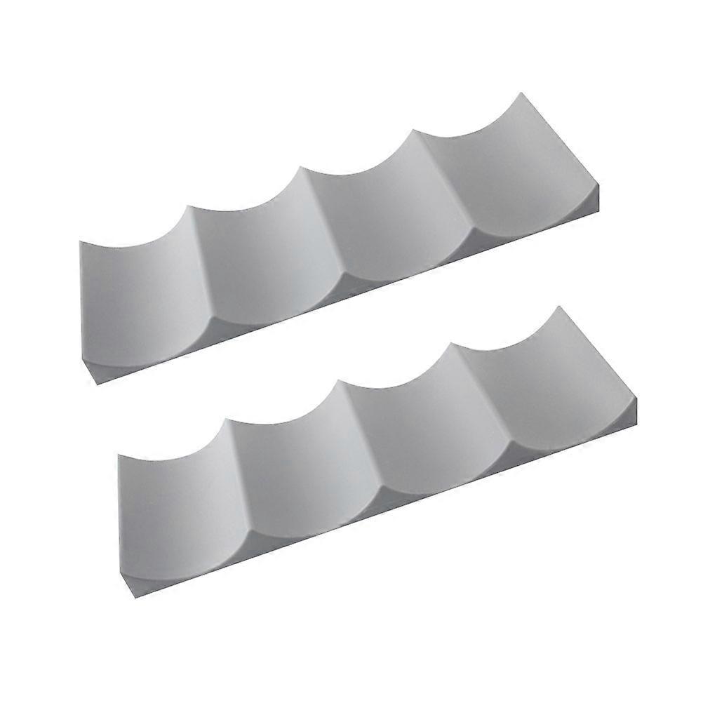 Red Wine Rack Plastic Wine Rack for Horizontal Bottles 2Pcs