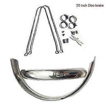 18inch 20inch Retro Road Bicycle Guard Bike Fender rustfritt stål Mudguard Front Rear Wing Fender Bike tilbehør