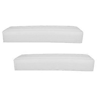 Lot de 2 blocs de mousse florale blanche pour compositions florales, idéale pour le modelage et la sculpture de fleurs artificielles fraîches.