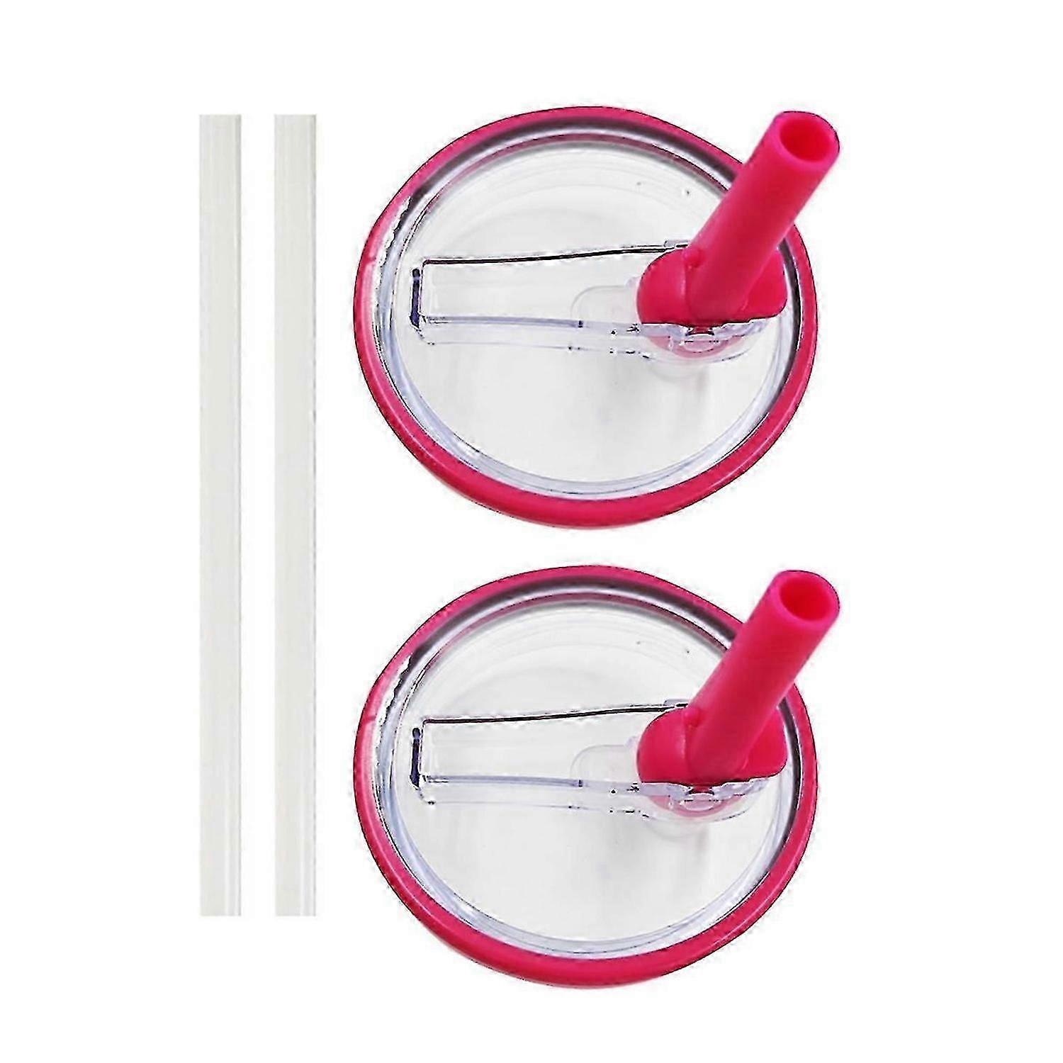 40oz Replaceble Tumbler Flip Straw Lid compatible with Quencher A