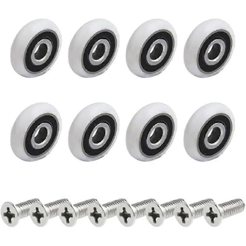 8 shower door rollers (25mmM5screw)