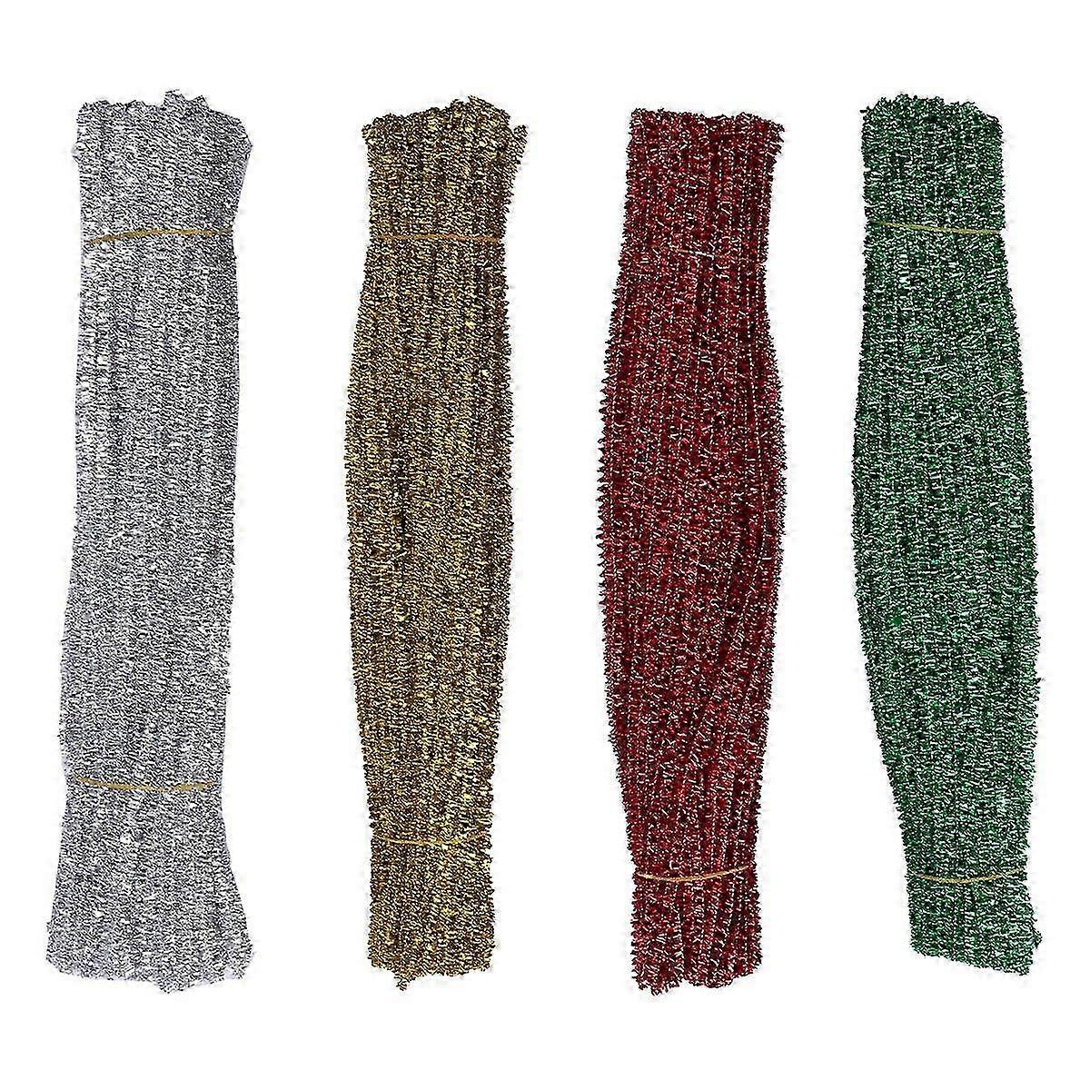 Christmas Tree Materials Pack Includes 400Pcs DIY Glitter Twisting Rods