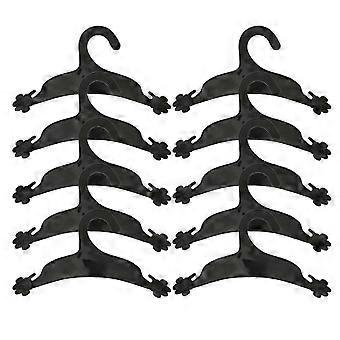 10pcs Pet Clothes Hanger Dog Claw Shape Hanger Dog Clothes Hanger compatible with Home