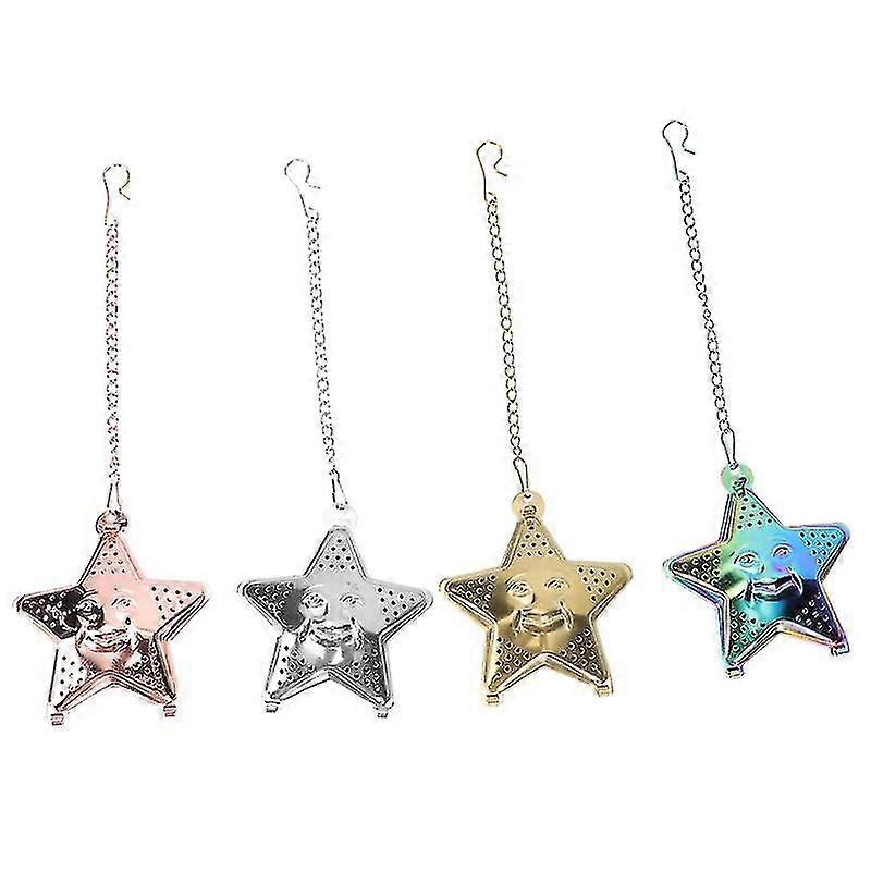 1set Star Shaped Leak Tea Infuser