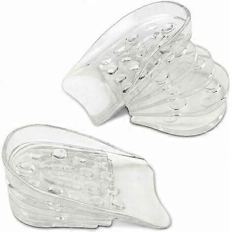 5-Layer Adjustable Height Increasing Heel Pad, Removable Insole for Height Correction, TPR Material