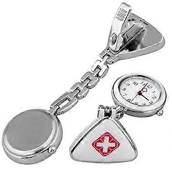 Clip Nurse Doctor Pendant Pocket Quartz Watch Triangle Nurse'S Table