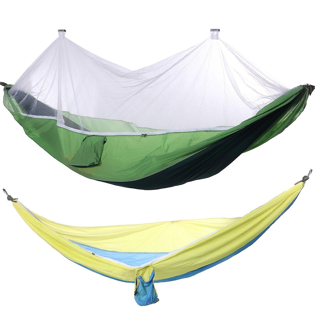 Double Ultra-thin Anti-mosquito Net Hammock With Nylon Polyester For Outdoor