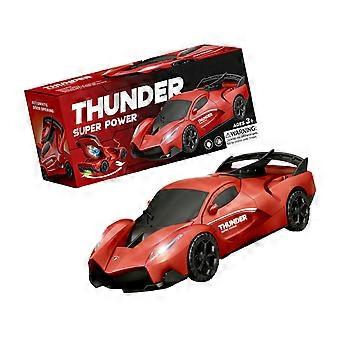 Fun Rotating Car Toy With LightUp Features And Simulation Sound Effect Stimulates Imagination for Toddler Pretend Play Multicolor