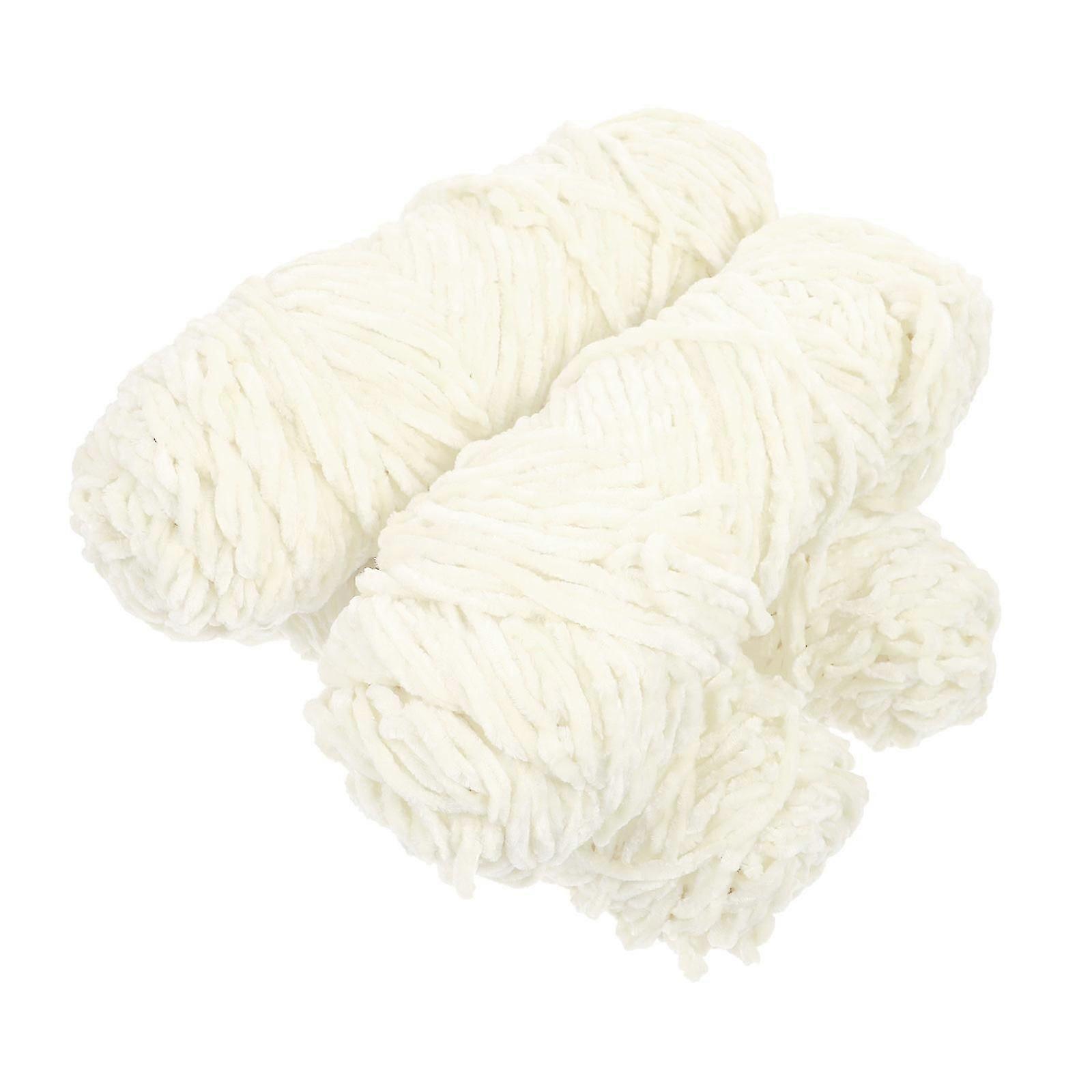4pcs Hand Knitting Wool DIY Scarf Material Hat Weaving Thread Material