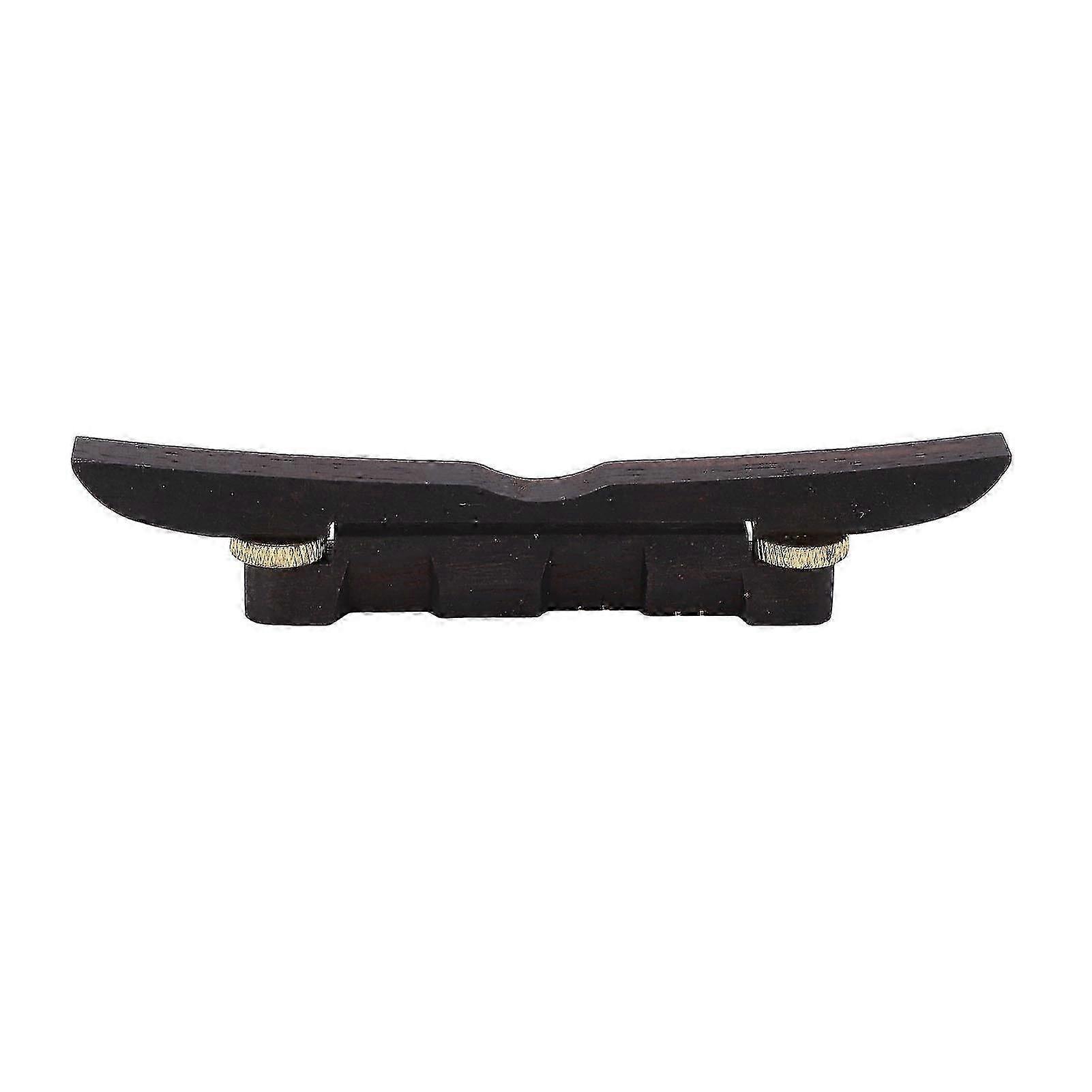 Ebony Wood Mandolin Lower Bridge Adjustable String Bridge String Instrument Accessories