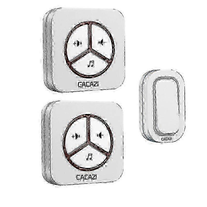 Digital Loud Volume Wireless Doorbell with Deaf-Mute Button