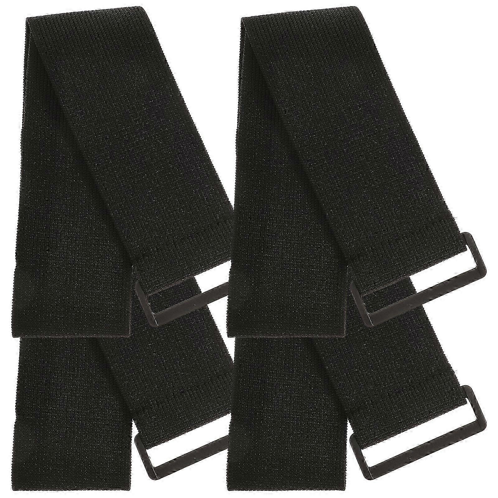 4pcs Hook and Loop Strap Elastic Strap Multipurpose Strap Reusable Cinch Strap