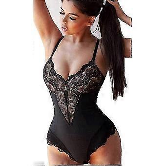 Women's Lace Tummy Control Bodysuit Backless V-Neck Shapewear  HY-26