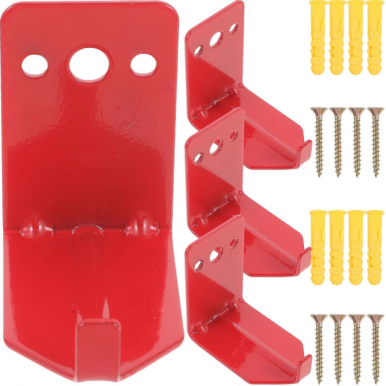 4pcs Wall Fire Extincerher Hook Heavy Duty Fire Extincerher Bracket Fire Extinter Holders