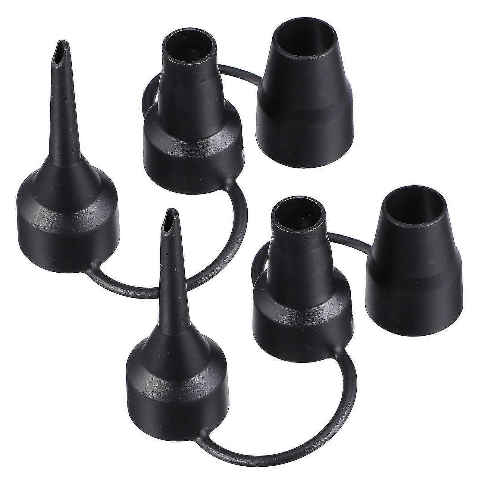 2 Sets 3 Sizes Plastic Nozzle Pump Nozzle Head Air Inflator Adaptor Replacement