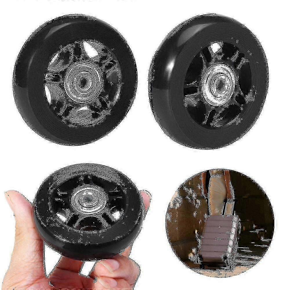 2pcs Suitcase Replacement Wheels 60mm*18mm