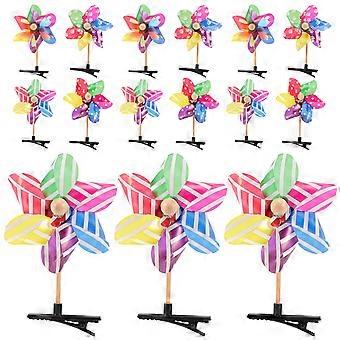 24pcs Pinwheel Hair Clips Hair Barrettes for Women Girls Hair Accessories