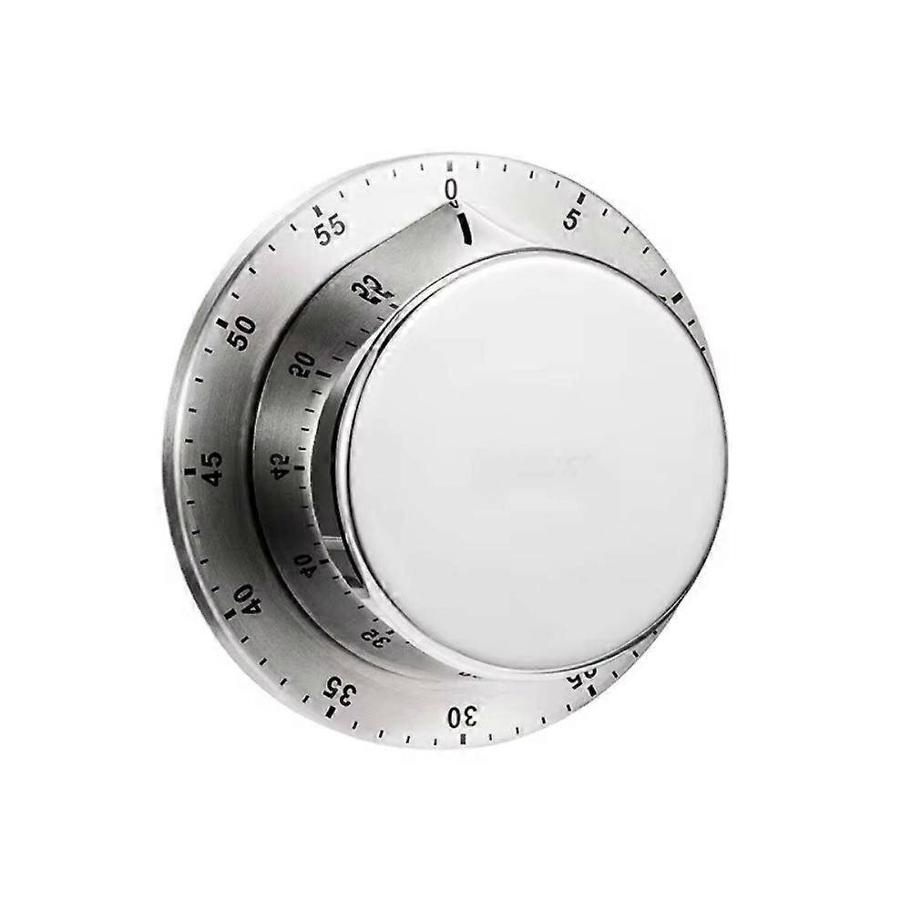 Study Kitchen Timer Stainless Steel Mechanical Alarm Clock Strong Magnetic Base Time Management Countdown Learning