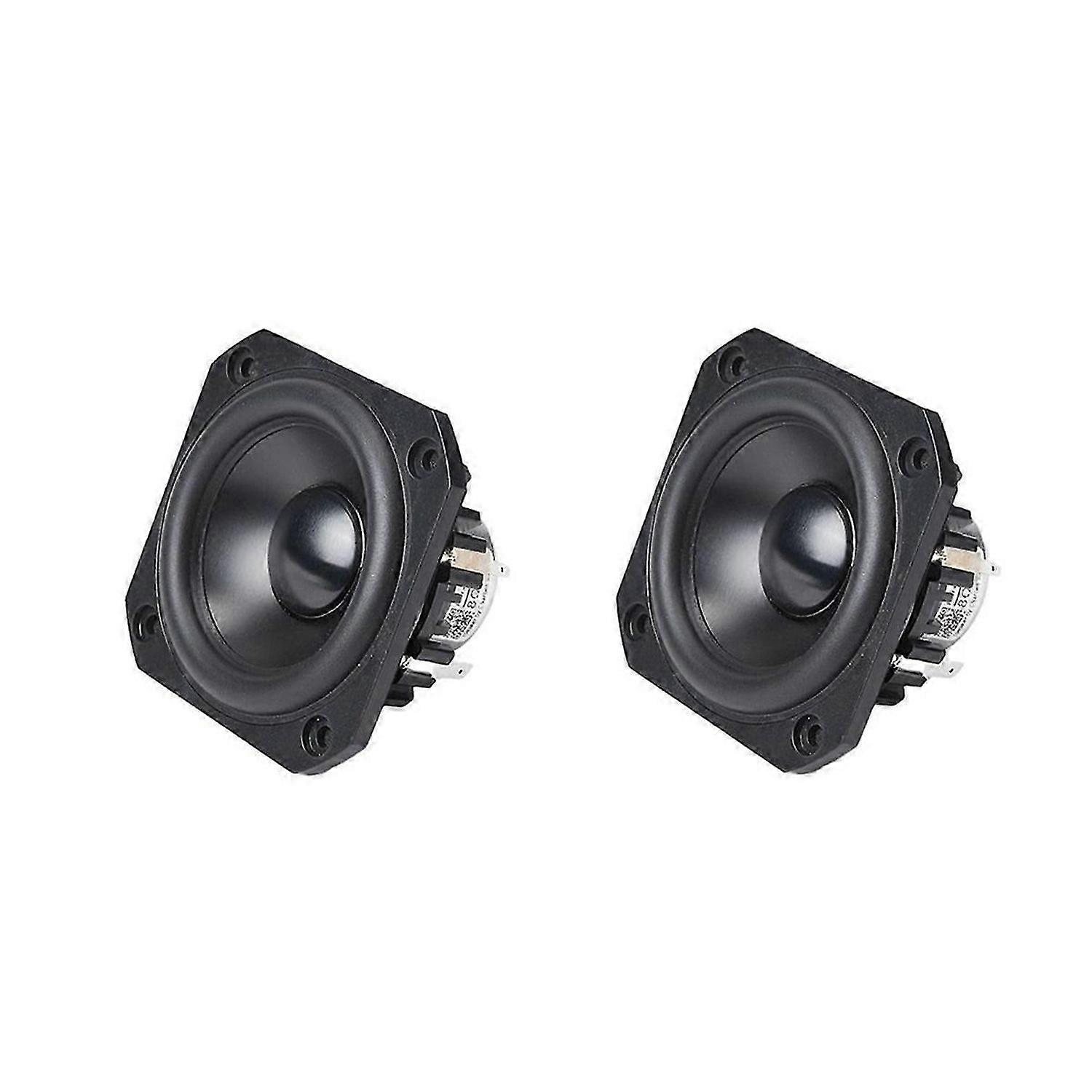 2Pcs Speakers, 8 Ohm 25W Rectangular High Fidelity Speakers,