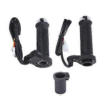2pcs 12V Electric Heated Grips 3-Level Adjustment Winter Hands Warmer for Motorcycle 7/8in Handlebar