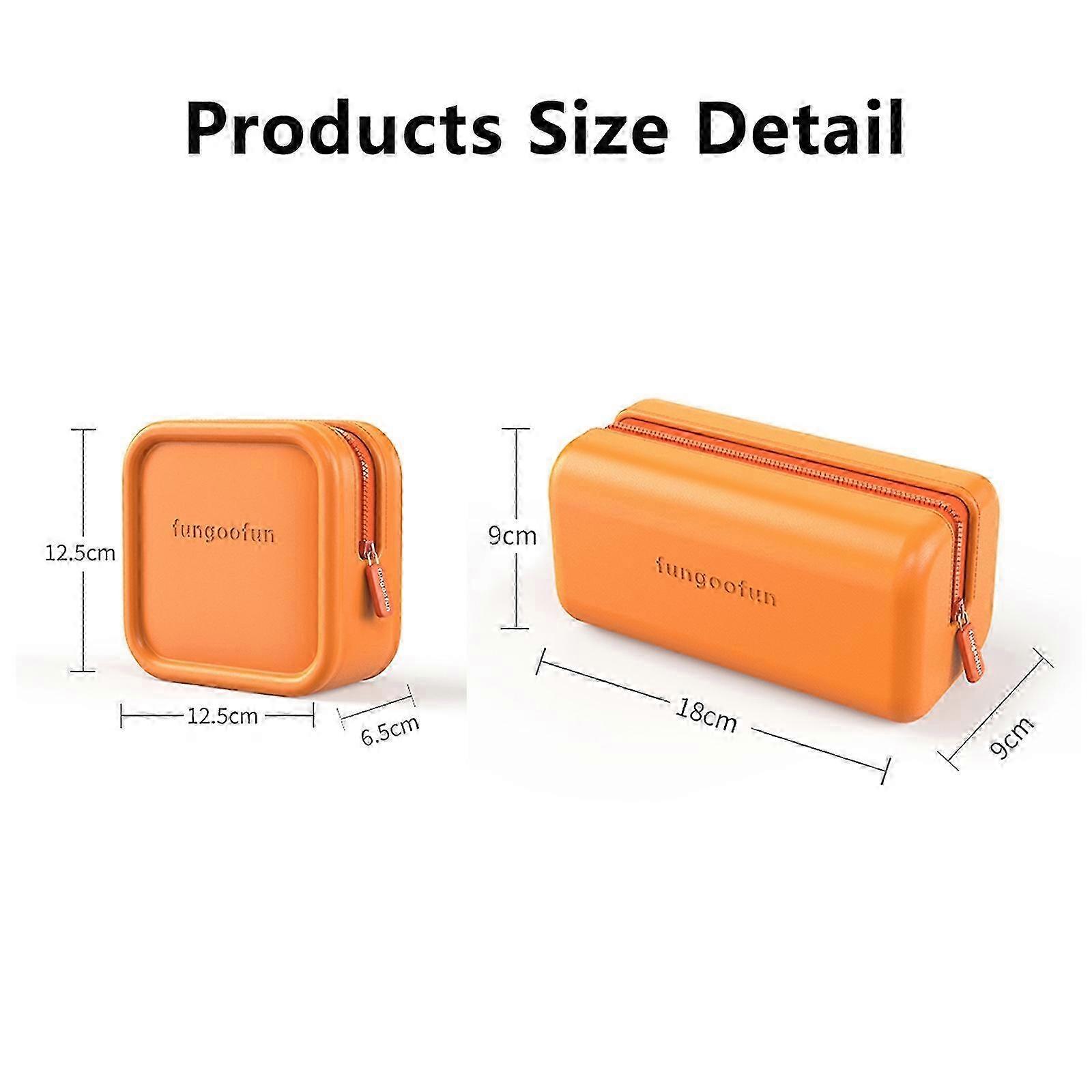 Rectangular Shape Practical EVA Travel Digital Storage Bag(pink)