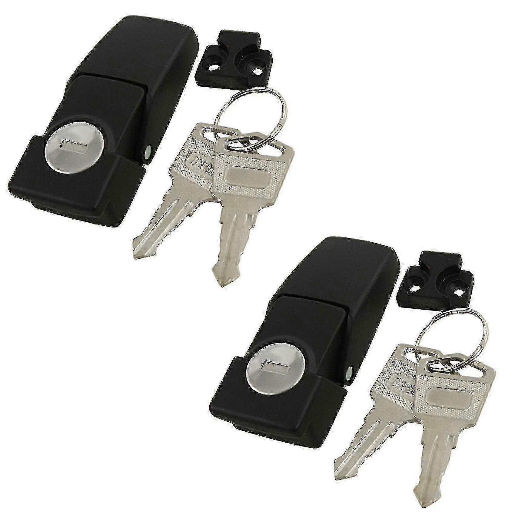 2x Cabinets Security Toggle Hasp Latch Lock Dk604 Two Keys
