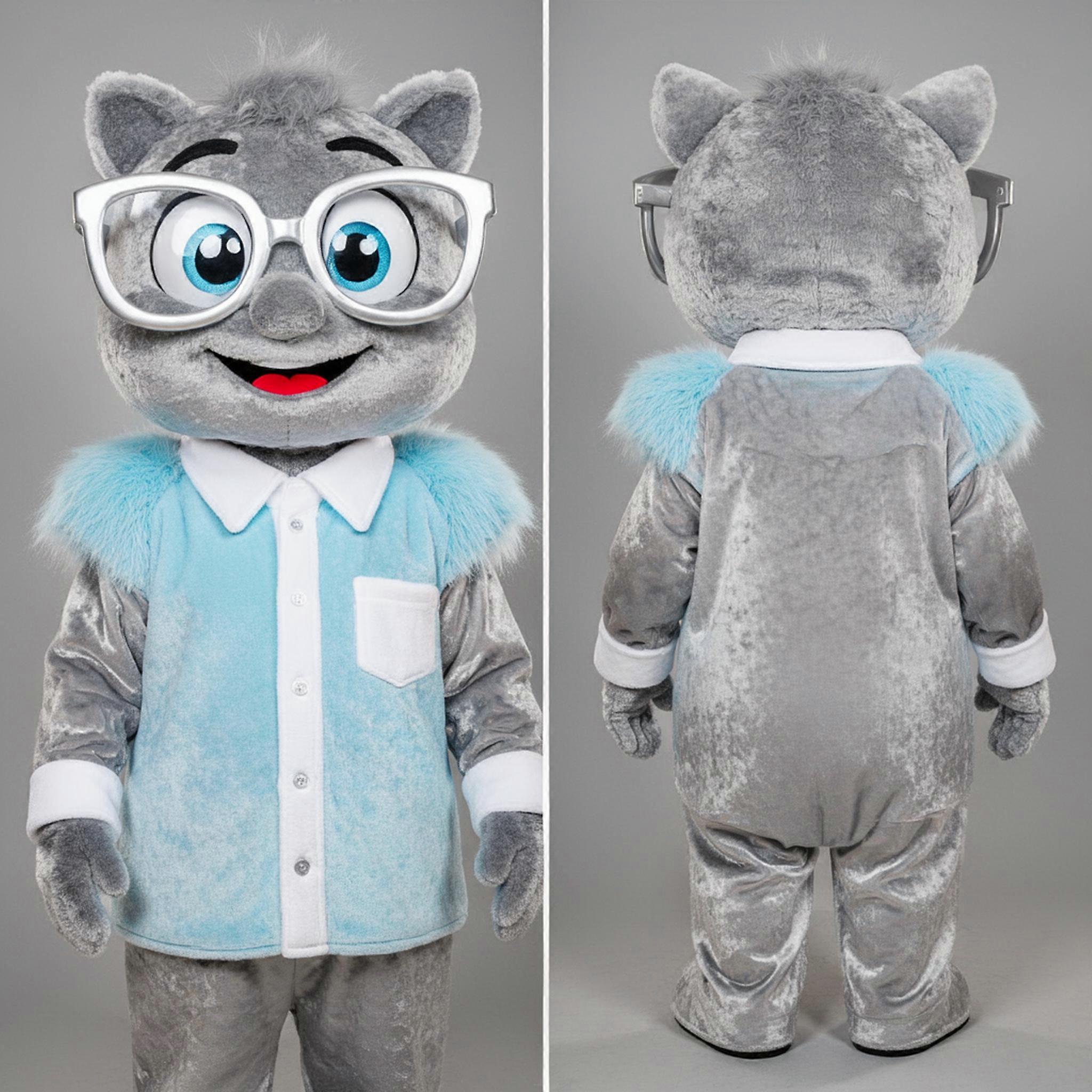 MASTICOT Velvety Silver Goulash Mascot