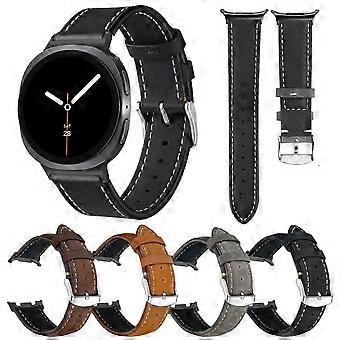 xDfind Retro Crazy Horse Texture Vegan Leather Watch Band For Galaxy Watch9 / 8 / 8 Classic
