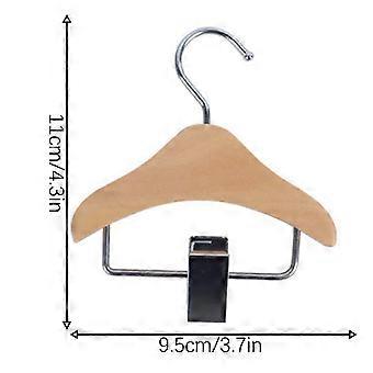 Wooden Mini Pet Clothes Hanger