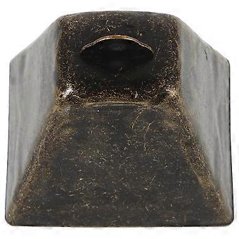 Dark Brown Mini Cow Bell Metal Ringing Bell for Dog Collar Decor