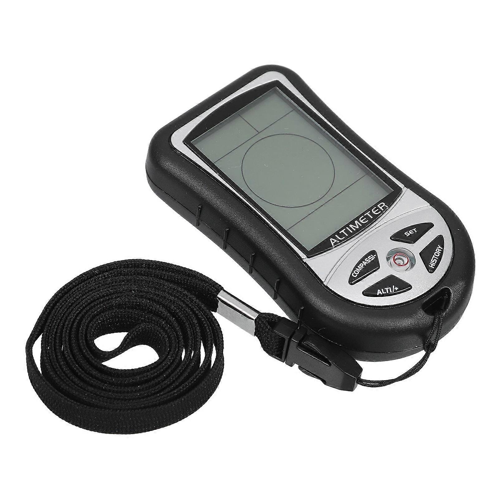 Digital Compass Multifunction Handheld Outdoor Meter Device 3Pcs for Hiking