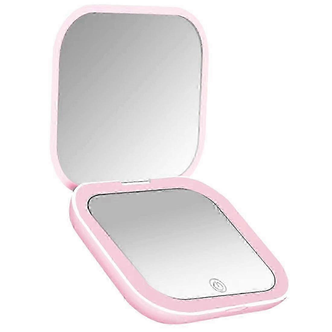 Compact Folding Lighted Vanity Mirror