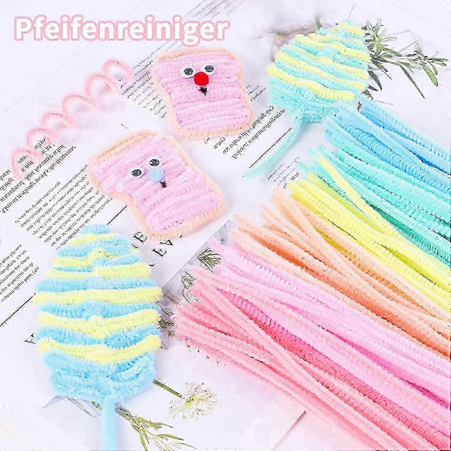 Flexible Chenille Stems 30cm Pack