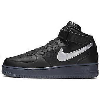 Nike Air Force 1 Mid Premium 'Black Metallic Silver' DX3061-001