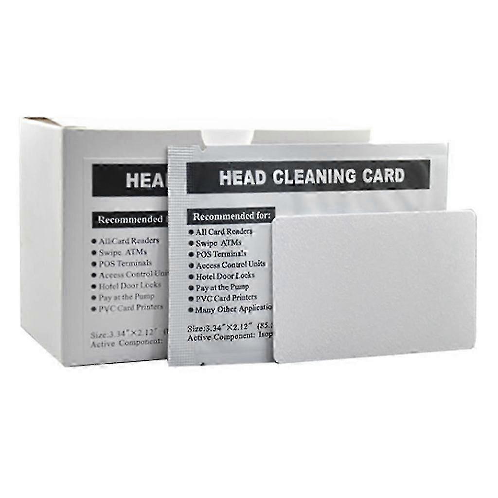 50-Count Electronic Reader Head Cleaning Cards
