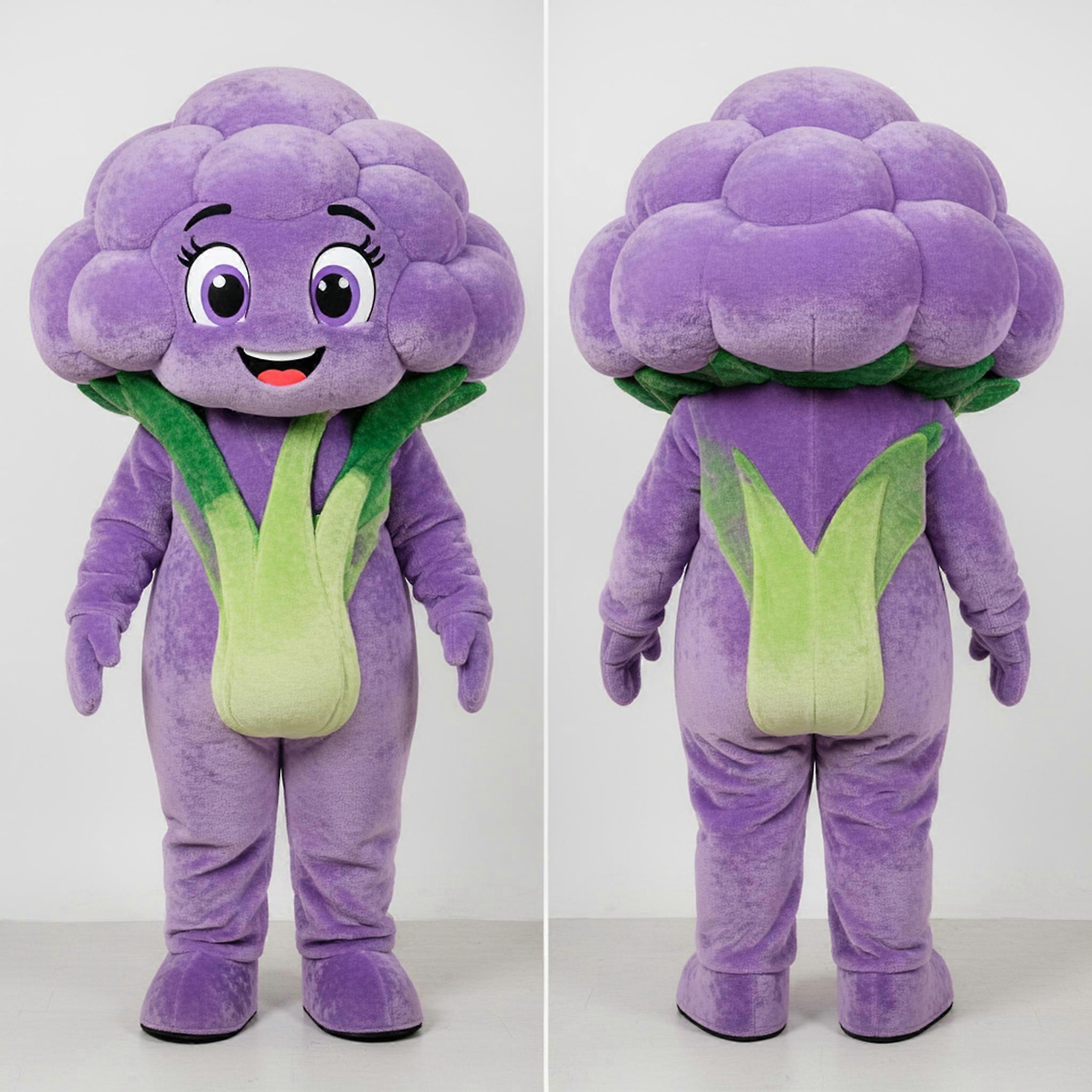 MASTICOT Lavender Rounded Cauliflower Mascot