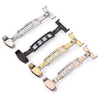 Watch Band Clasp Good Hardness Easy Installation Universal Stainless Steel Watch Strap Connector compatible with Daily Wear-Yvan