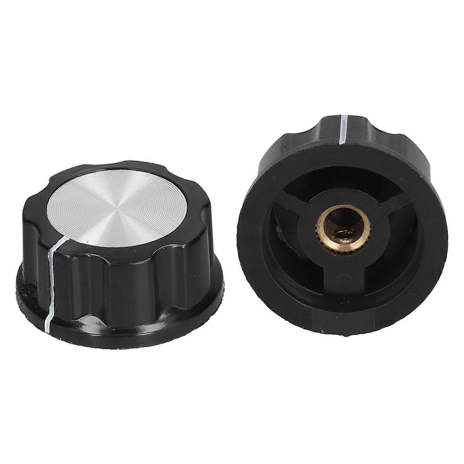 50Pcs Potentiometer Knob Speed Control Plastic Knobs Caps Replacement 33mm Diameter BEMA04