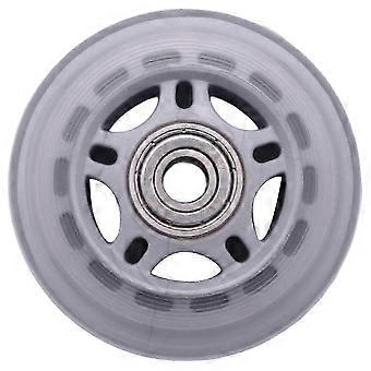 A Skating Shoes 608ZZ Bearing Inline Skate Wheel Clear Gray