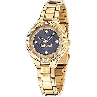 Just cavalli montres indie Watch for Women Analog Quartz with Stainless Steel Bracelet Plaquéd in Gold R7253215502