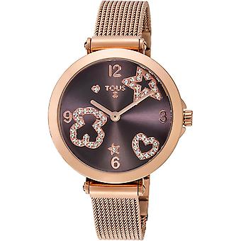 Tous orologi icona mesh orologio donna quarzo analogico con bracciale in acciaio inossidabile 600350385